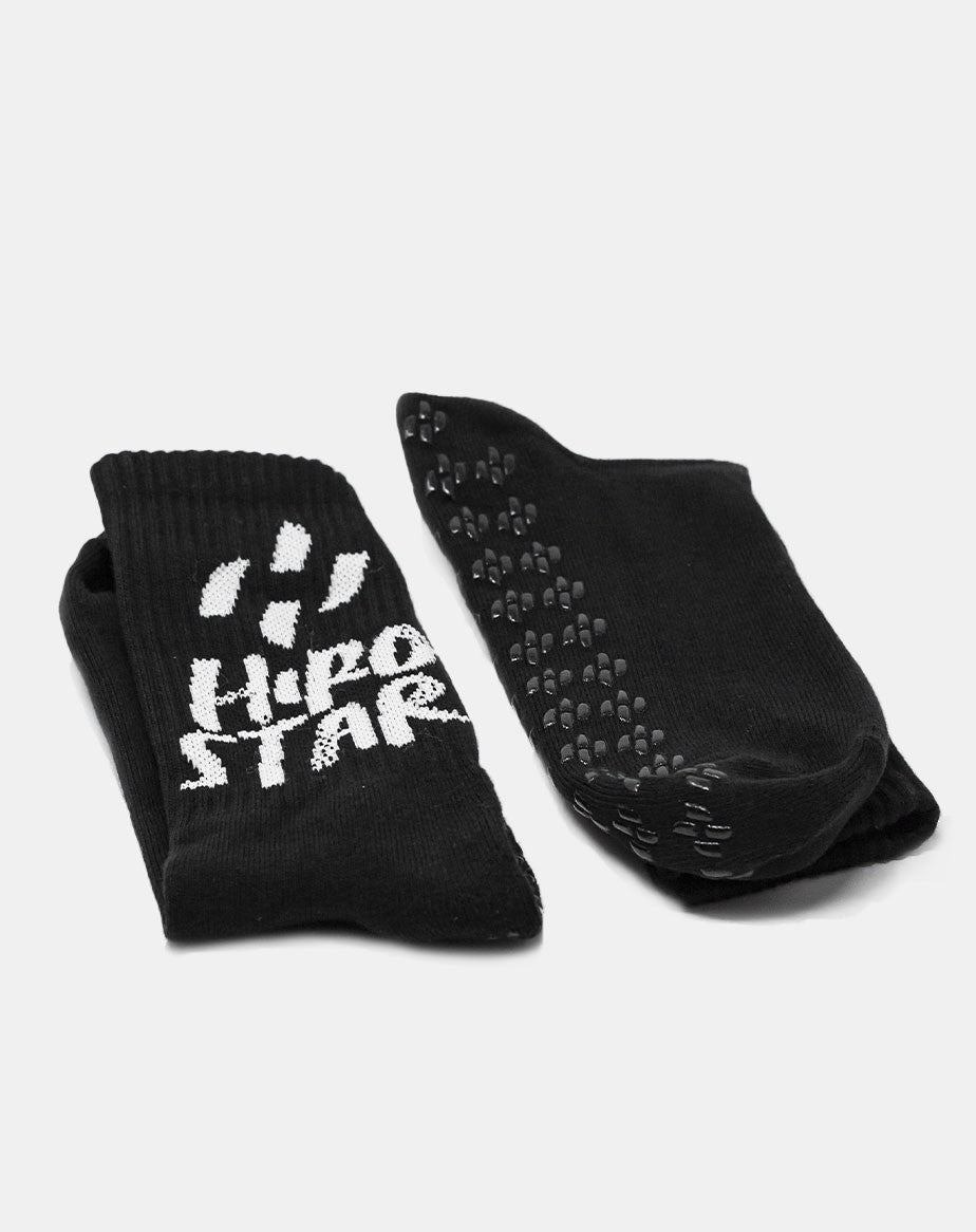 Hirostar Grip Force Anti-Slip Padel Socks - Black